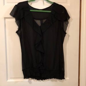 Maurices Black Blouse